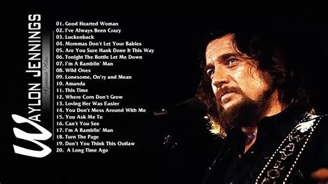 waylon jennings on youtube|greatest hits waylon.